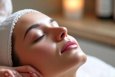 Luxury facial treatment